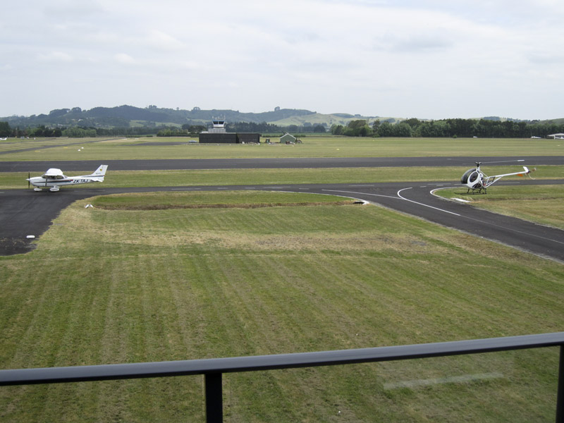 012.View from balcony of PlaneSmart Hangar at Ardmore Airport, Auckland, NZ