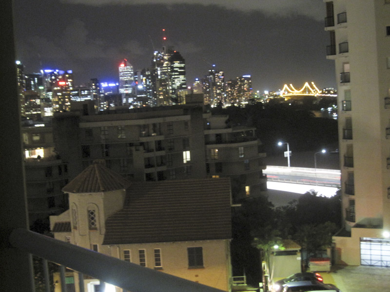 122.View from Auckland hotel, looking N towards Harbour Bridge