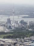 104.Auckland City Center with Harbour Bridge behind, looking NW