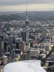 113.Auckland City Center & SkyTower, looking S, with Pukekaroa Hill behind