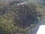 117. Looking straight down into the volcanic crater of Rangitoto Island